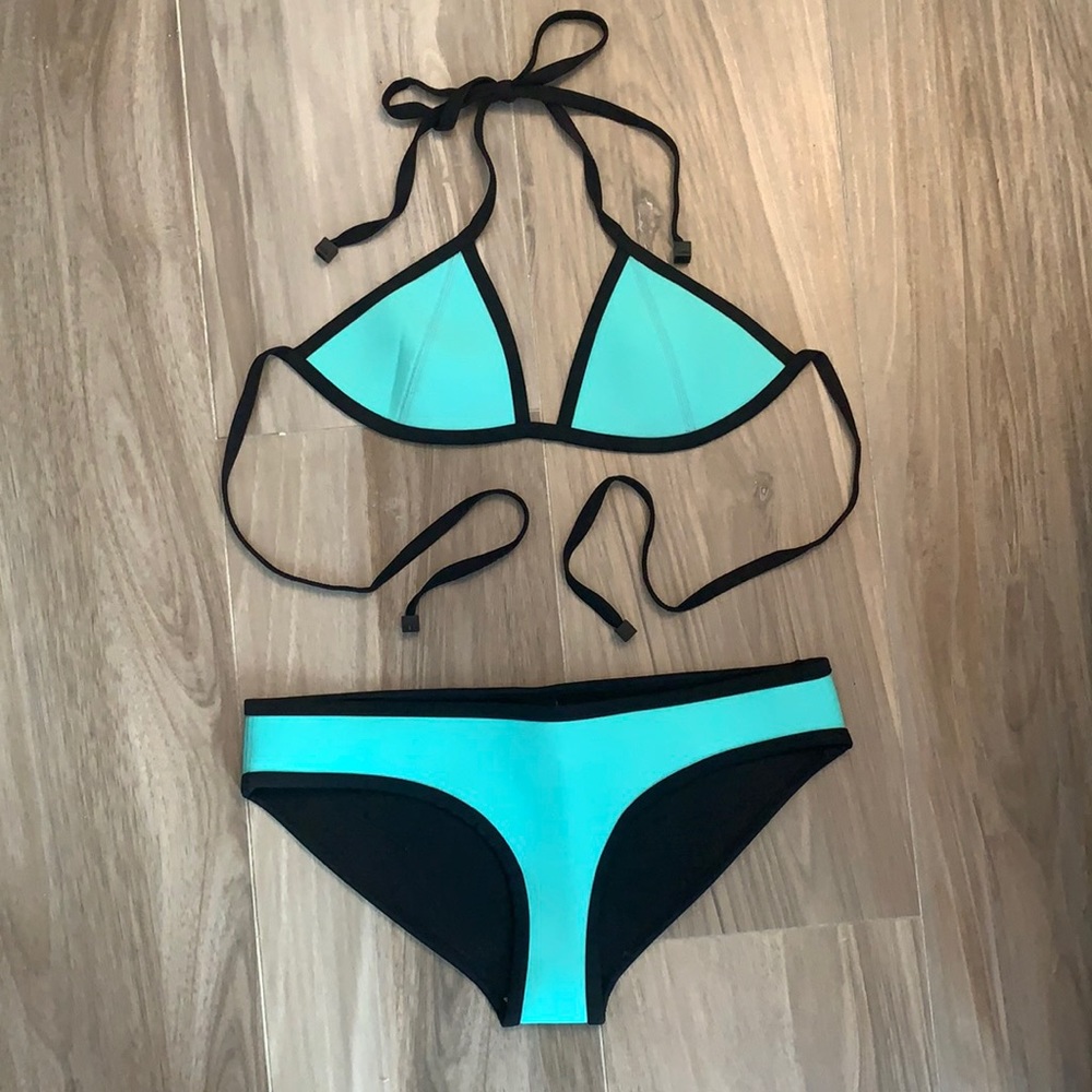 Triangl bathing suit with bag